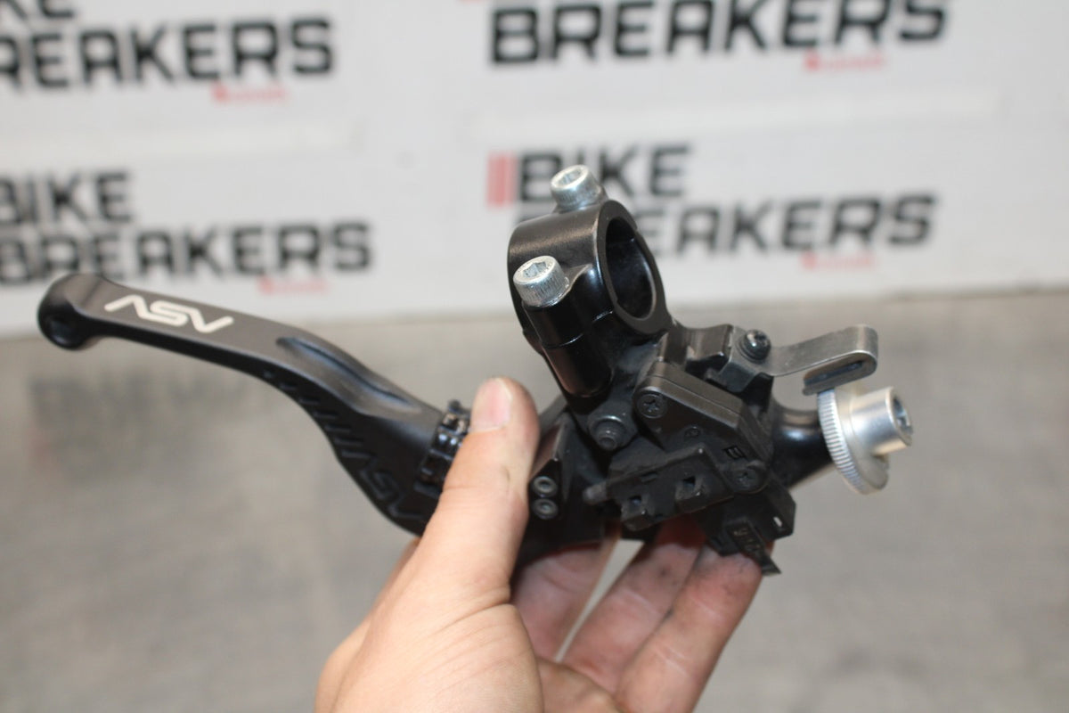 08 KAWASAKI NINJA ZX10R ASV CLUTCH LEVER WITH PERCH MOUNT  BB902
