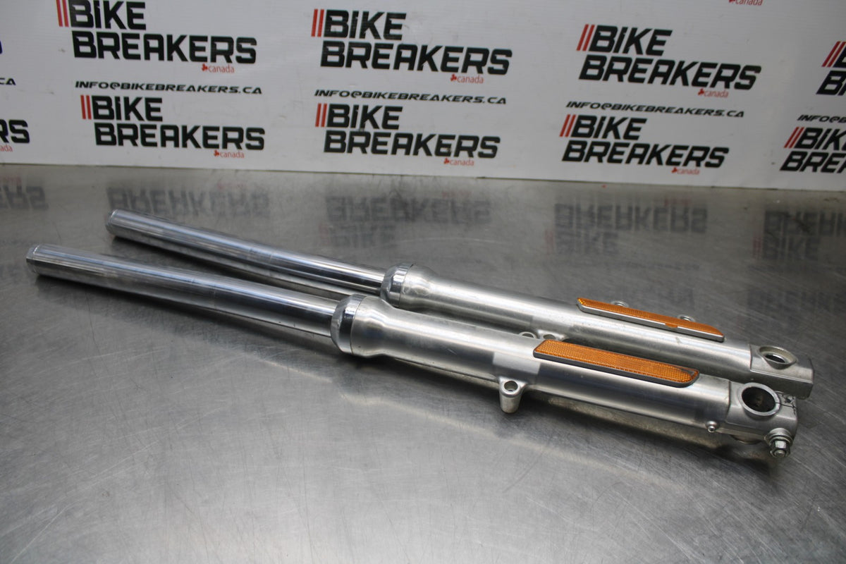 08 HARLEY-DAVIDSON SPORTSTER 1200 FRONT FORKS SHOCK SUSPENSION SET PAIR BB794