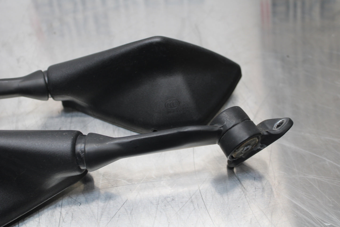 13-17 KAWASAKI NINJA ZX6R ZX636 ABS REAR VIEW MIRROR SET PAIR MIRRORS BB143