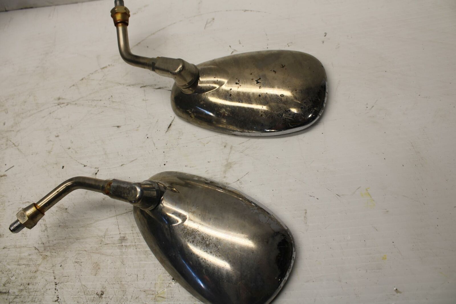 03-04 YAMAHA ROAD STAR 1600 REAR VIEW MIRROR SET PAIR MIRRORS BB279