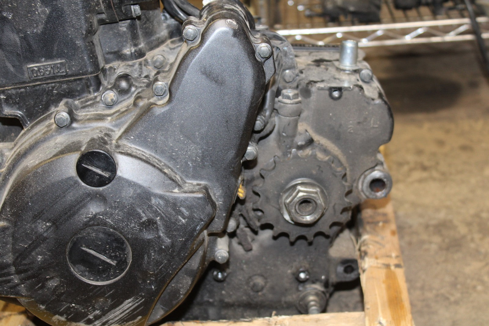 08-18 KAWASAKI KLR650 ENGINE MOTOR BB183