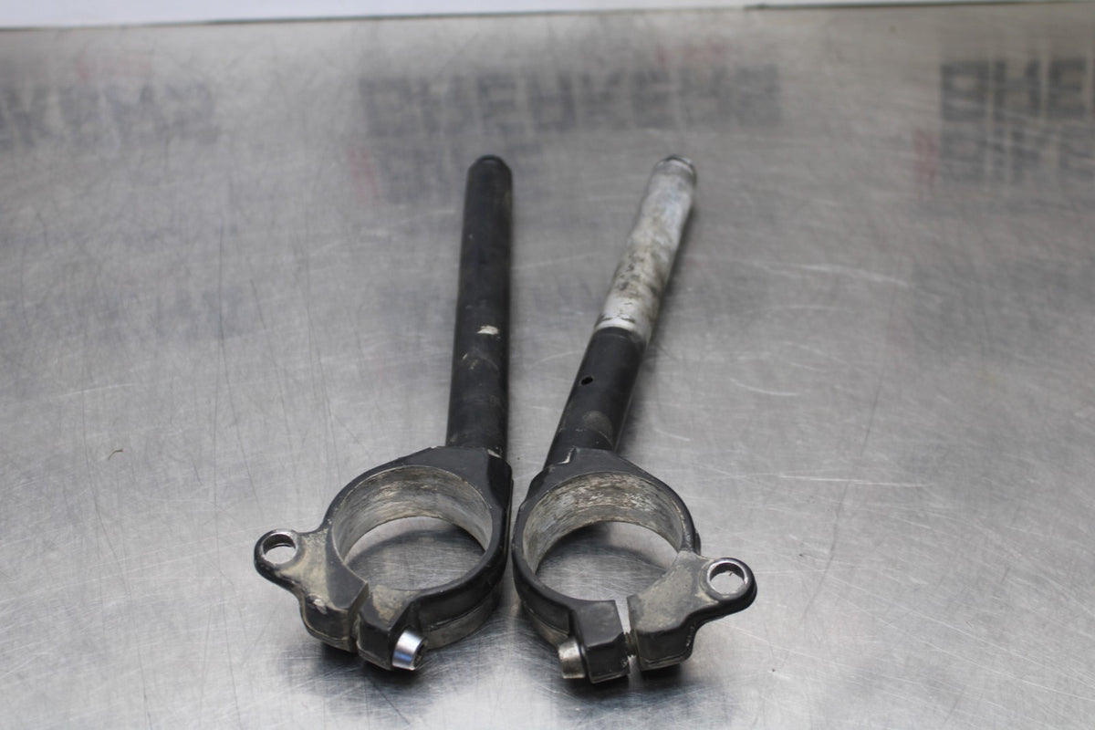 07-08 KAWASAKI NINJA ZX6R LEFT RIGHT CLIP ON ONS HANDLEBARS PAIR SET BB203