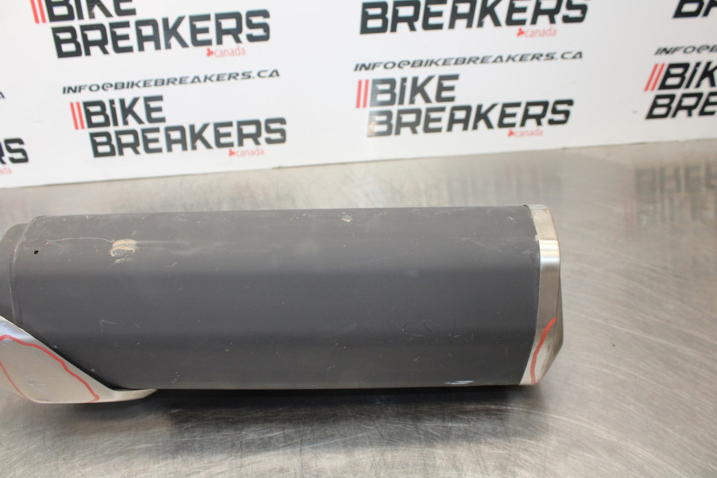 18-23 KAWASAKI NINJA 400 EX400 EXHAUST PIPE MUFFLER SLIP ON CAN SILENCER BB192