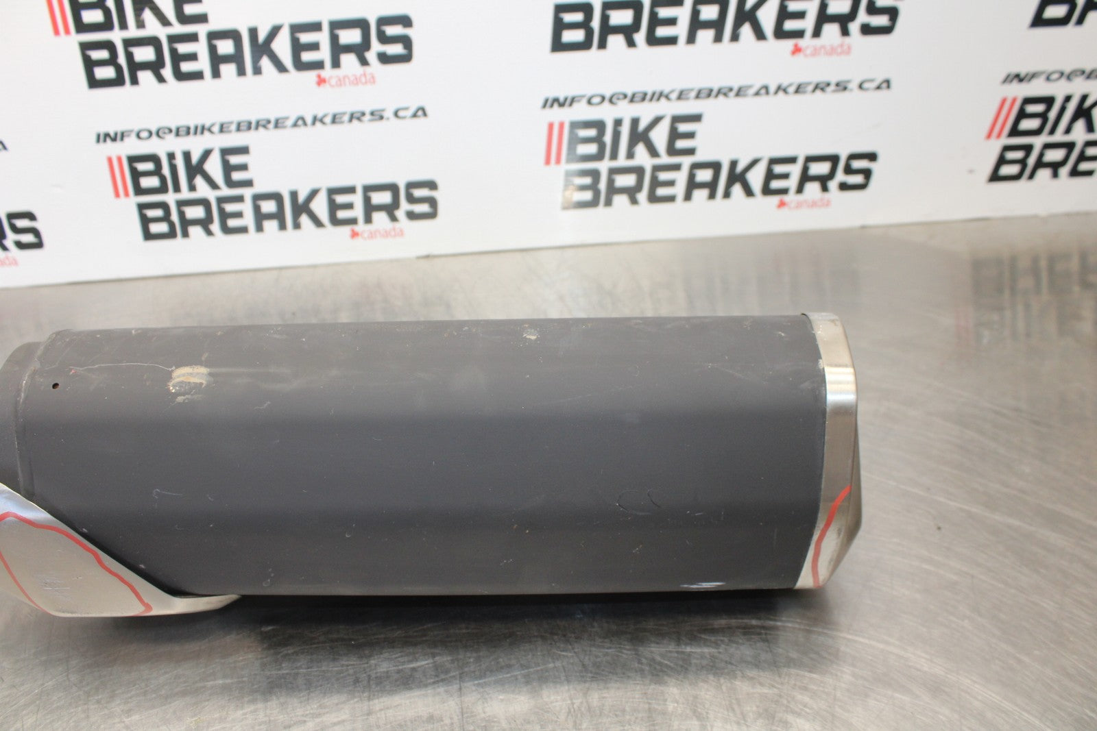 18-23 KAWASAKI NINJA 400 EX400 EXHAUST PIPE MUFFLER SLIP ON CAN SILENCER BB192
