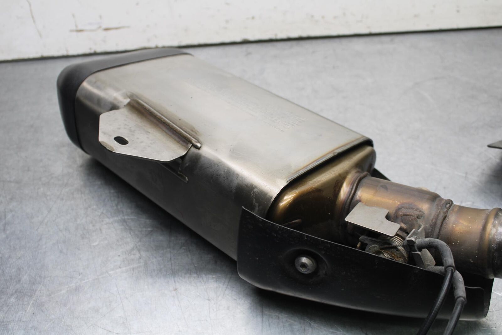 09-12 KAWASAKI NINJA ZX6R EXHAUST PIPE MUFFLER SLIP ON CAN SILENCER  BB640