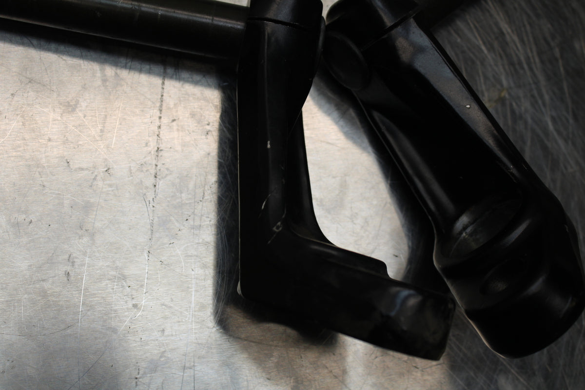 86 SUZUKI GS750ES LEFT RIGHT CLIP ON ONS HANDLEBARS PAIR SET BB140
