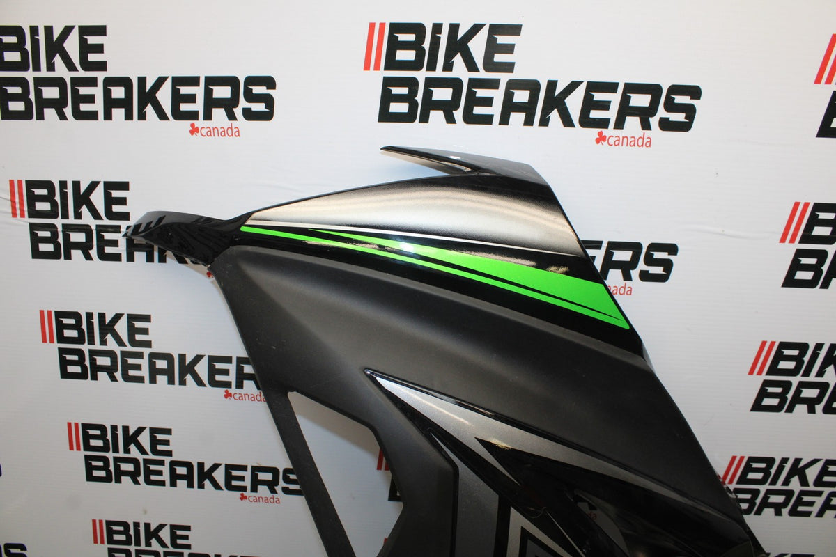 13-17 KAWASAKI NINJA 300 EX300 ABS LEFT MID UPPER SIDE FAIRING COWL BB187