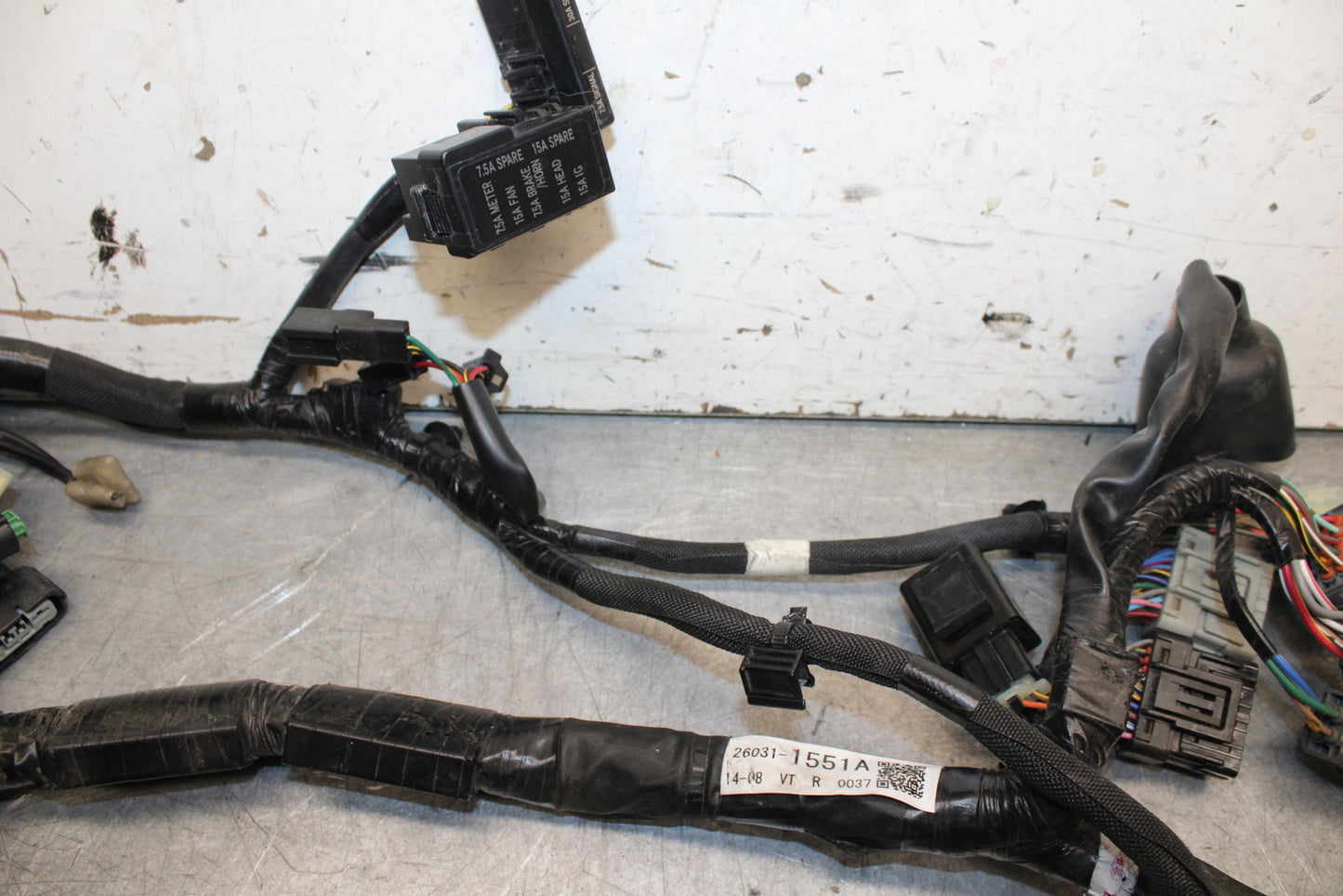 13-18 KAWASAKI NINJA ZX6R MAIN ENGINE WIRING HARNESS WIRE LOOM 26031-1548 BB666