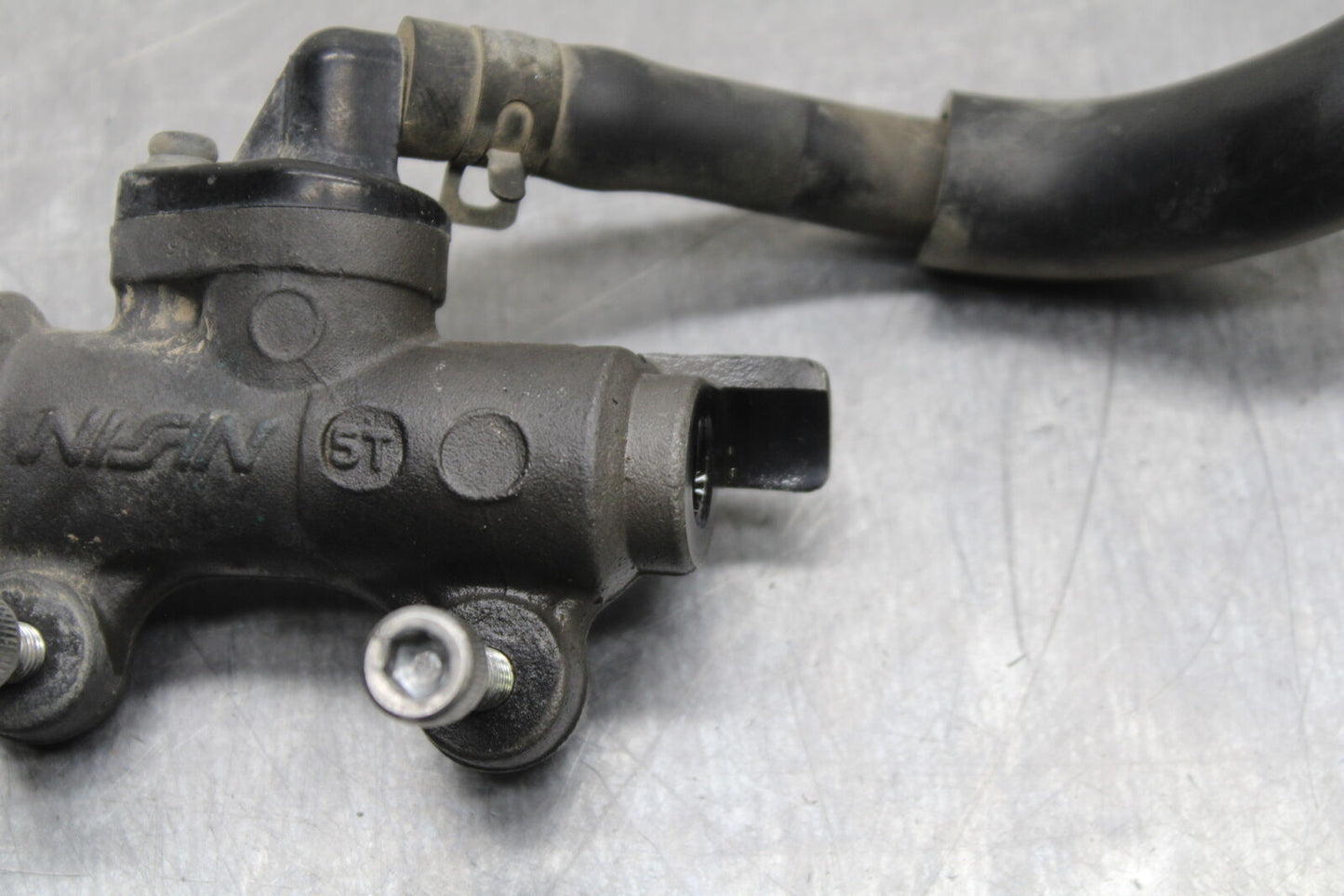 05-06 HONDA CBR600RR REAR BACK BRAKE MASTER CYLINDER W RESERVOIR BB739