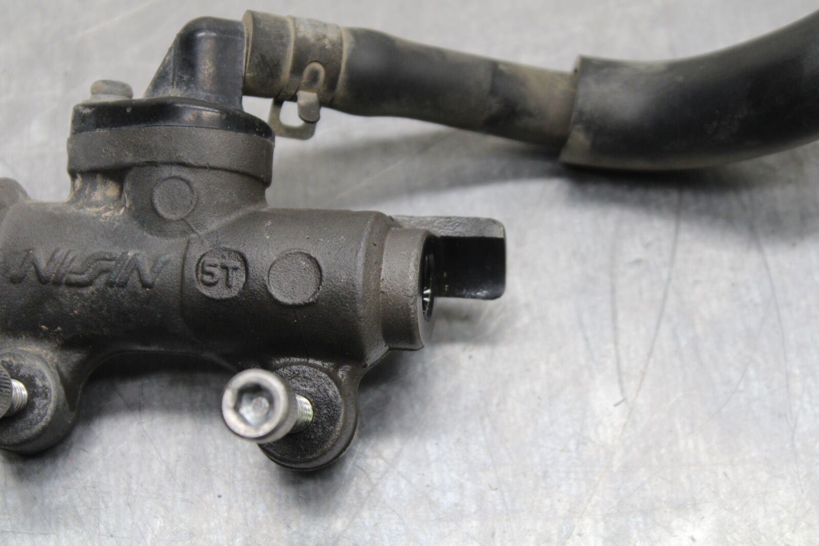 05-06 HONDA CBR600RR REAR BACK BRAKE MASTER CYLINDER W RESERVOIR BB739