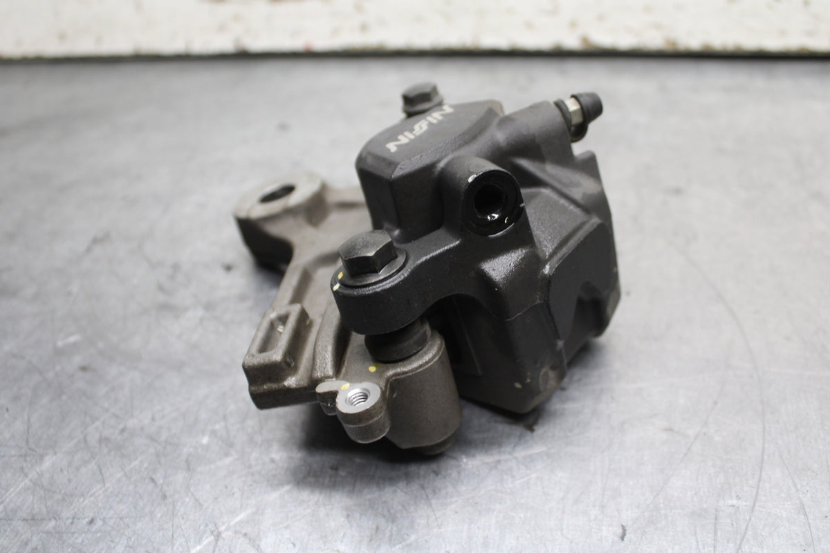 15-16 HONDA CB300F REAR BACK BRAKE CALIPER W MOUNT BRACKET BB740