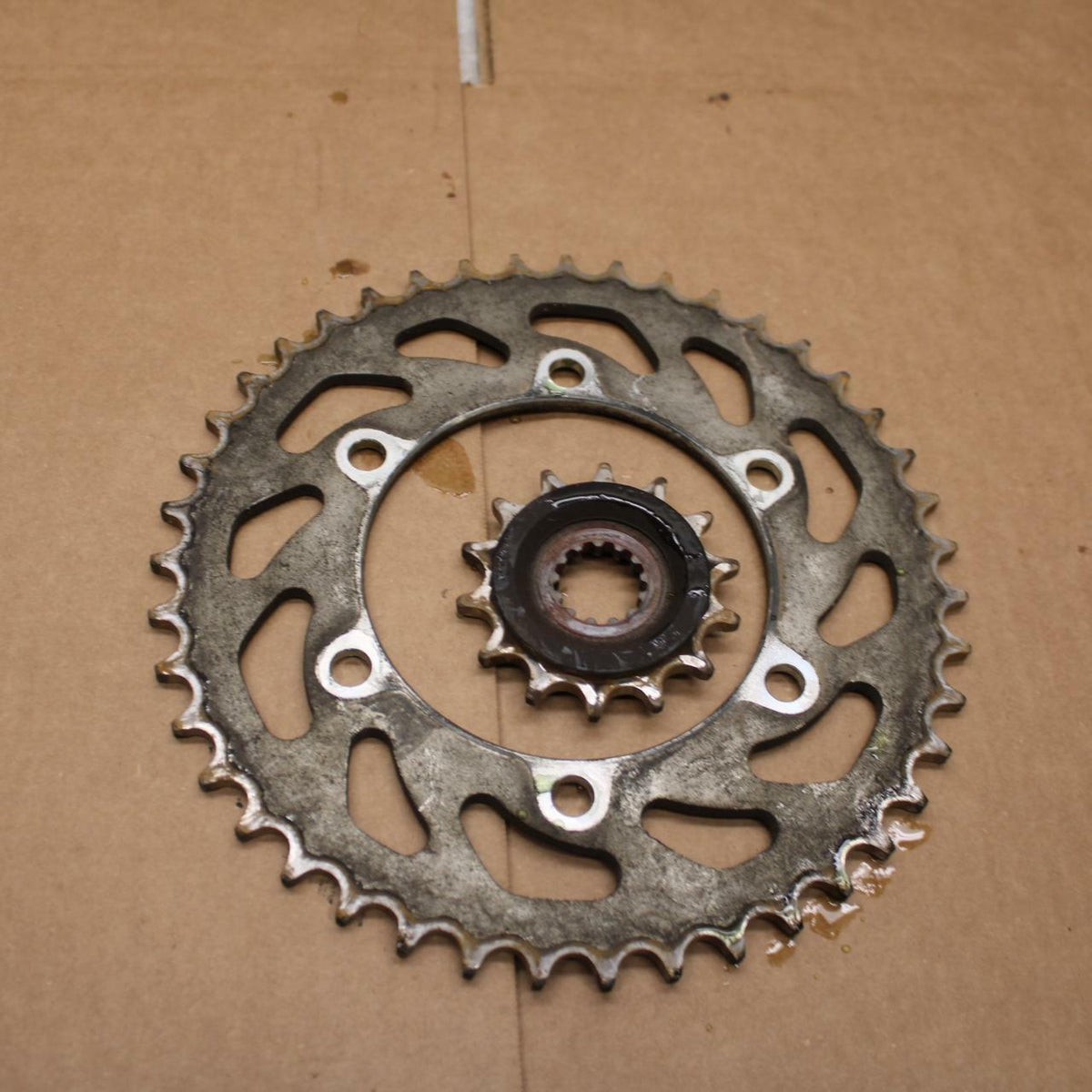 15-17 YAMAHA YZF R3 REAR BACK & FRONT SPROCKET BB380
