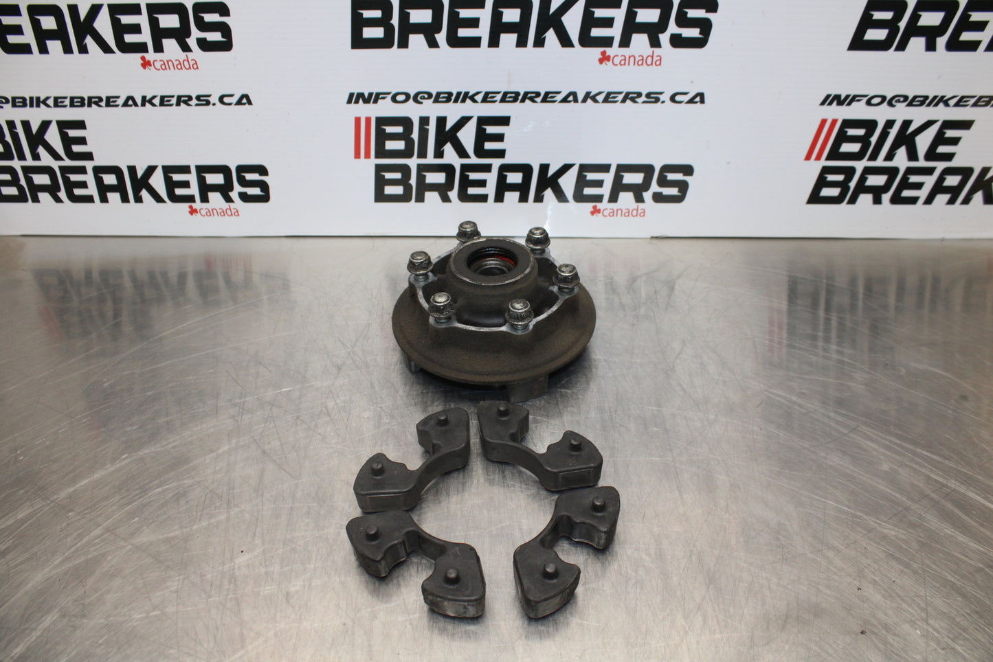 04-05 KAWASAKI NINJA ZX10R REAR HUB & SHOCK DAMPERS CUSH ABSORBERS BB163