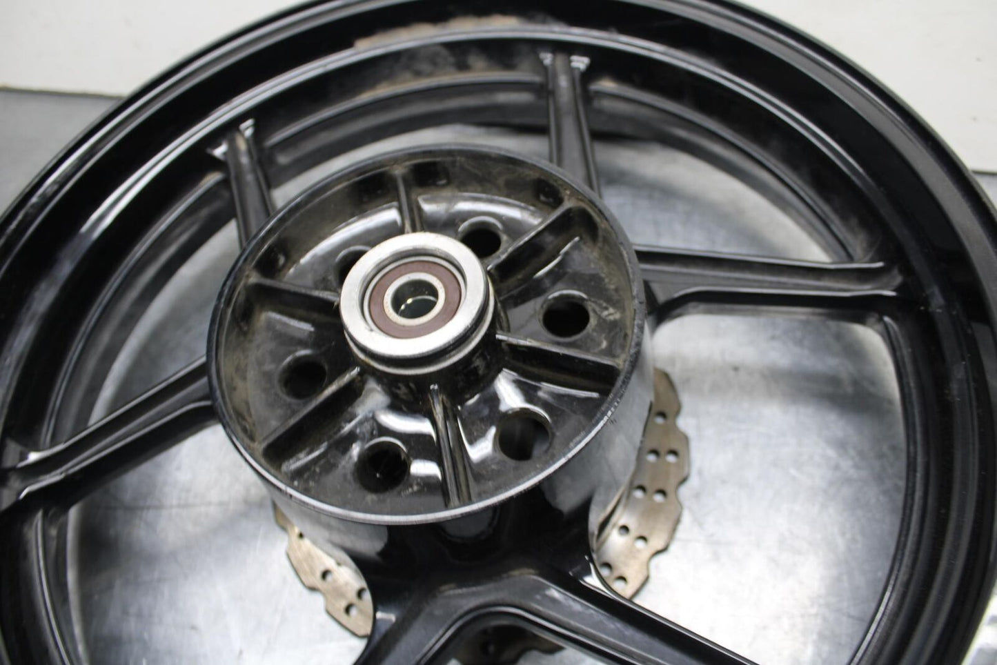 08-12 KAWASAKI NINJA 250R EX250J REAR ROTOR WHEEL RIM BRAKE DISC BB612