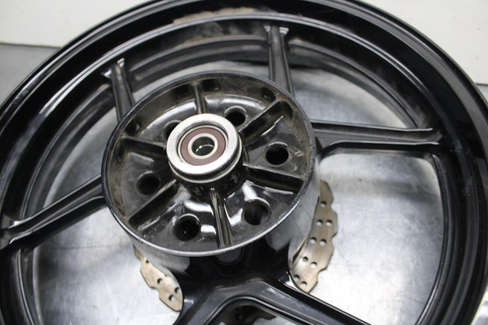 08-12 KAWASAKI NINJA 250R EX250J REAR ROTOR WHEEL RIM BRAKE DISC BB612