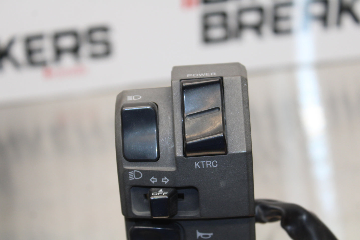 13-17 KAWASAKI NINJA ZX6R ZX636 ABS LEFT CLIP ON HORN SIGNALS SWITCH BB143