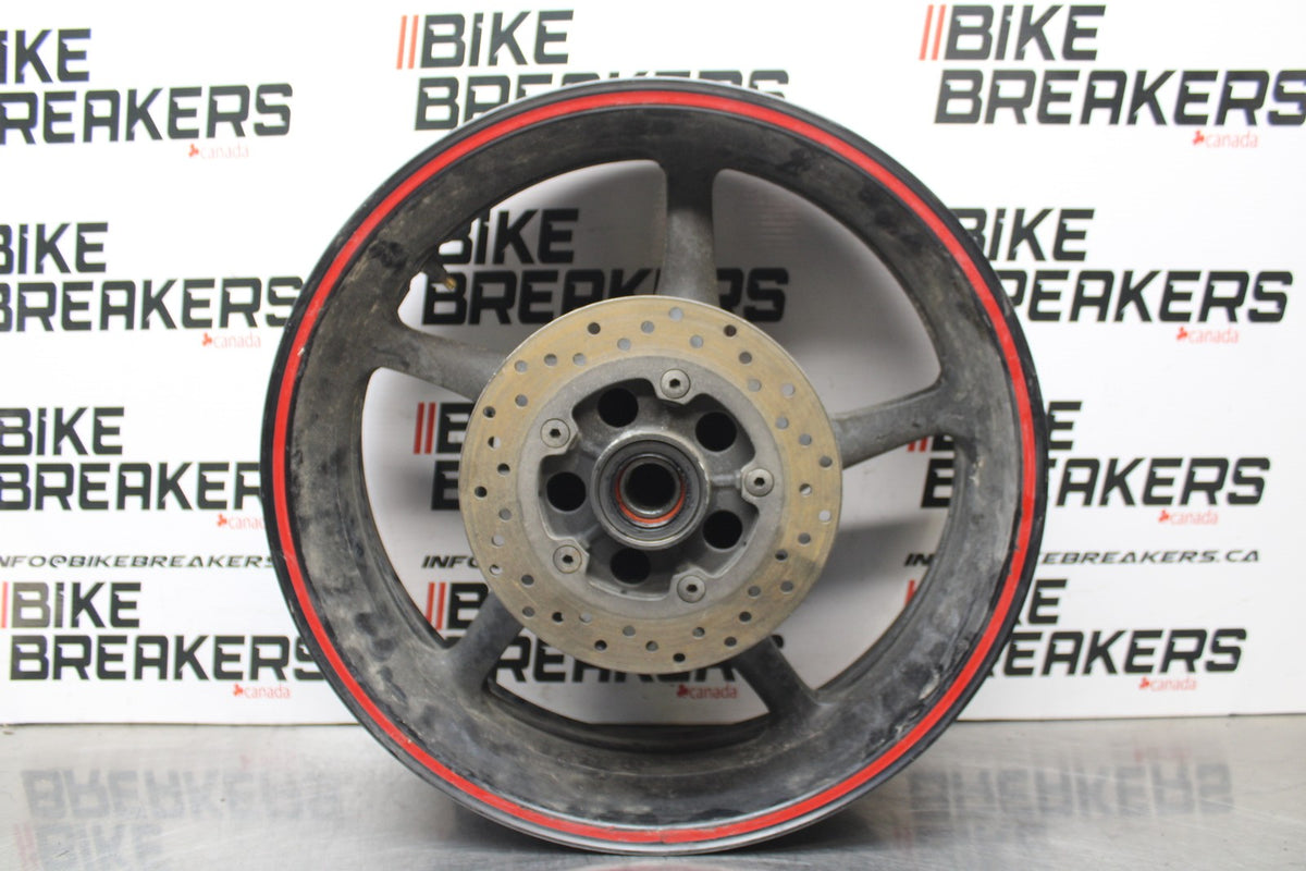05 YAMAHA YZF R6 REAR WHEEL BACK RIM & ROTOR BB814