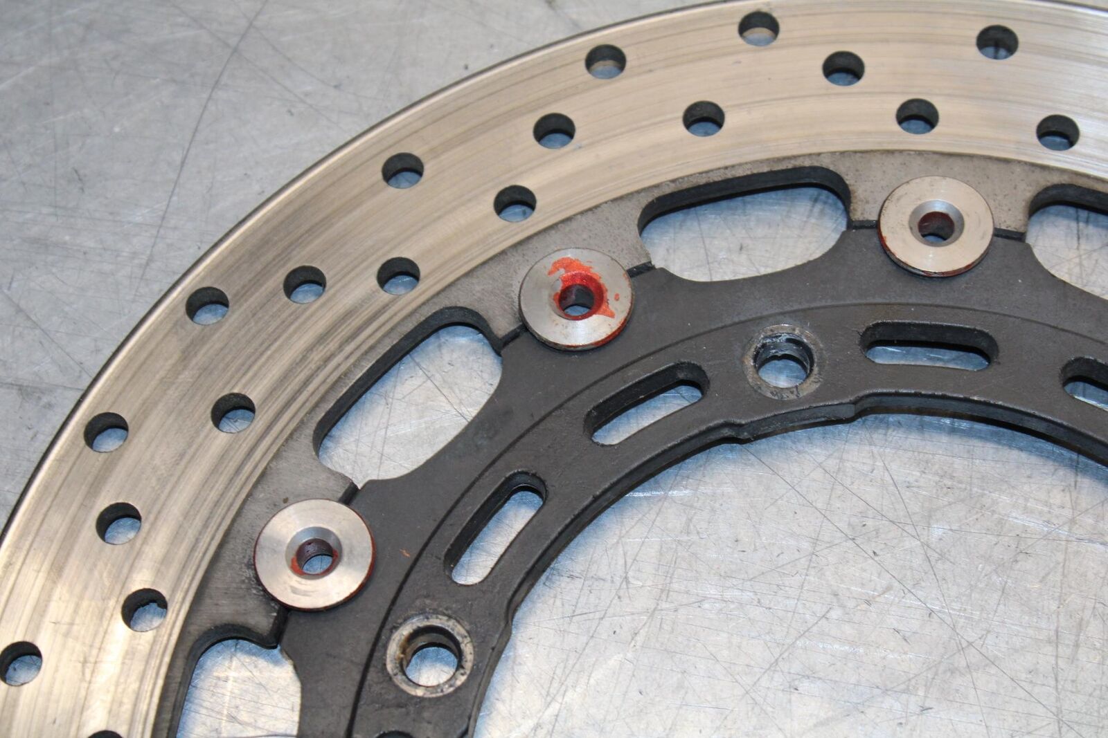 2000 Yamaha YZF R6 FRONT LEFT RIGHT BRAKE ROTORS DISCS 4SV-2581T-01-00 BB558