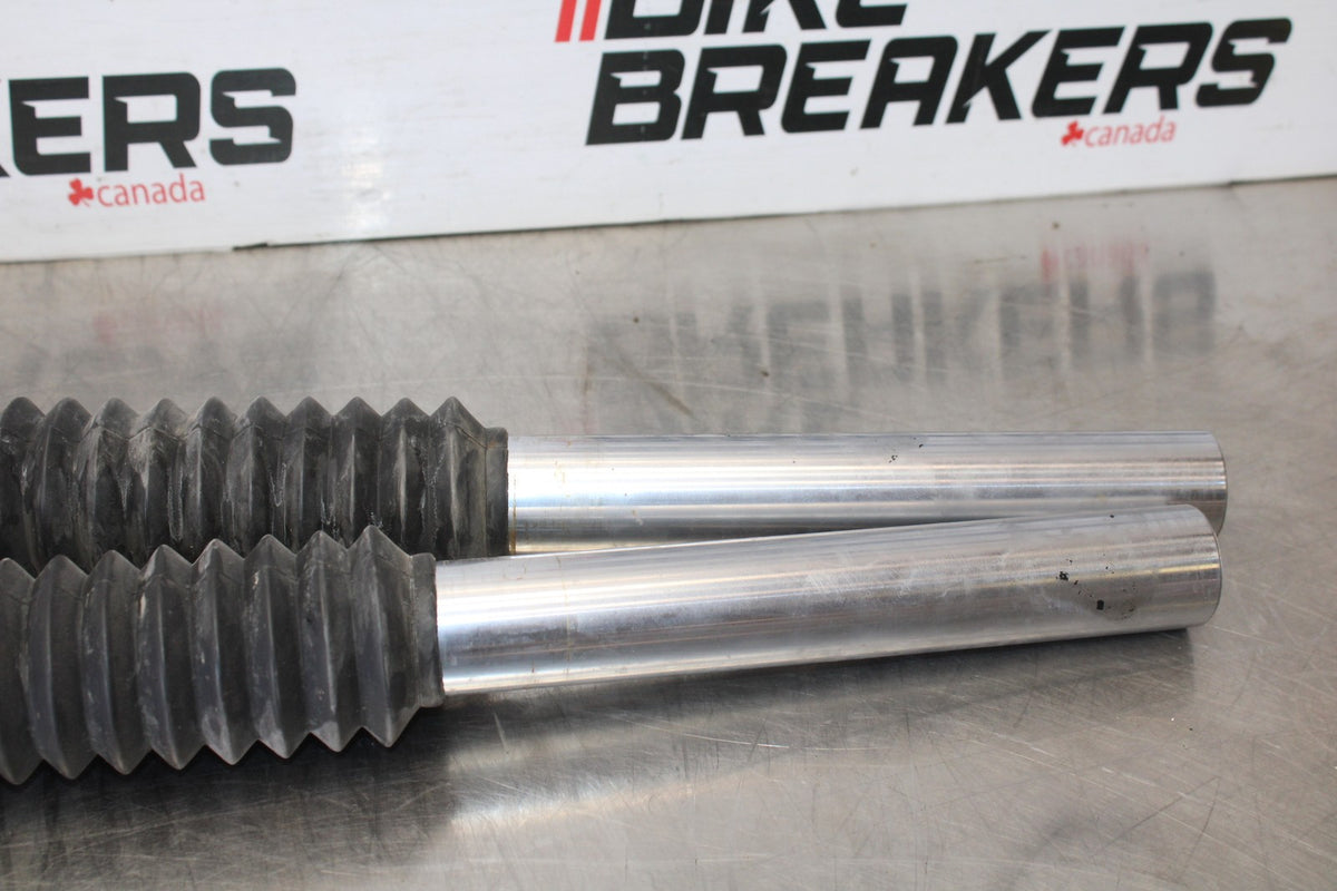 81 YAMAHA MAXIM 550 XJ550 FRONT FORKS SHOCK SUSPENSION SET PAIR BB866