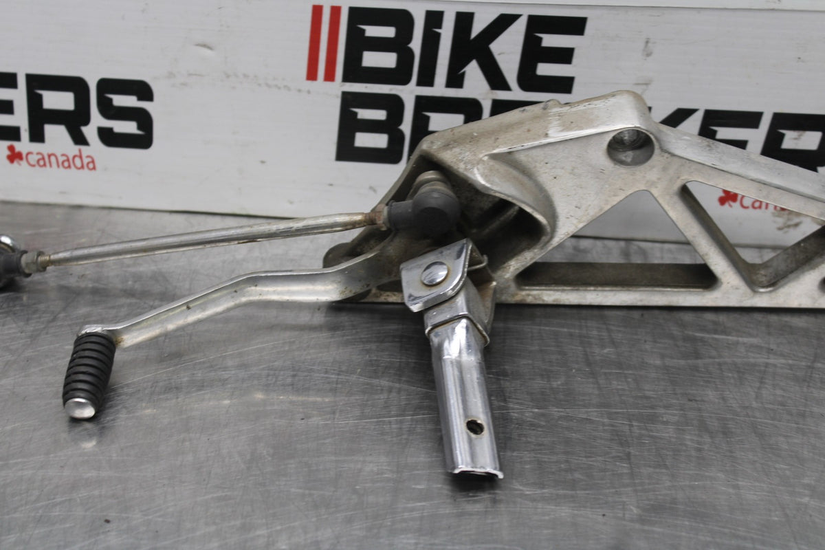 84 HONDA INTERCEPTOR 1000 VF1000F LEFT REARSET REAR SET FOOT PEG W SHIFTER BB878