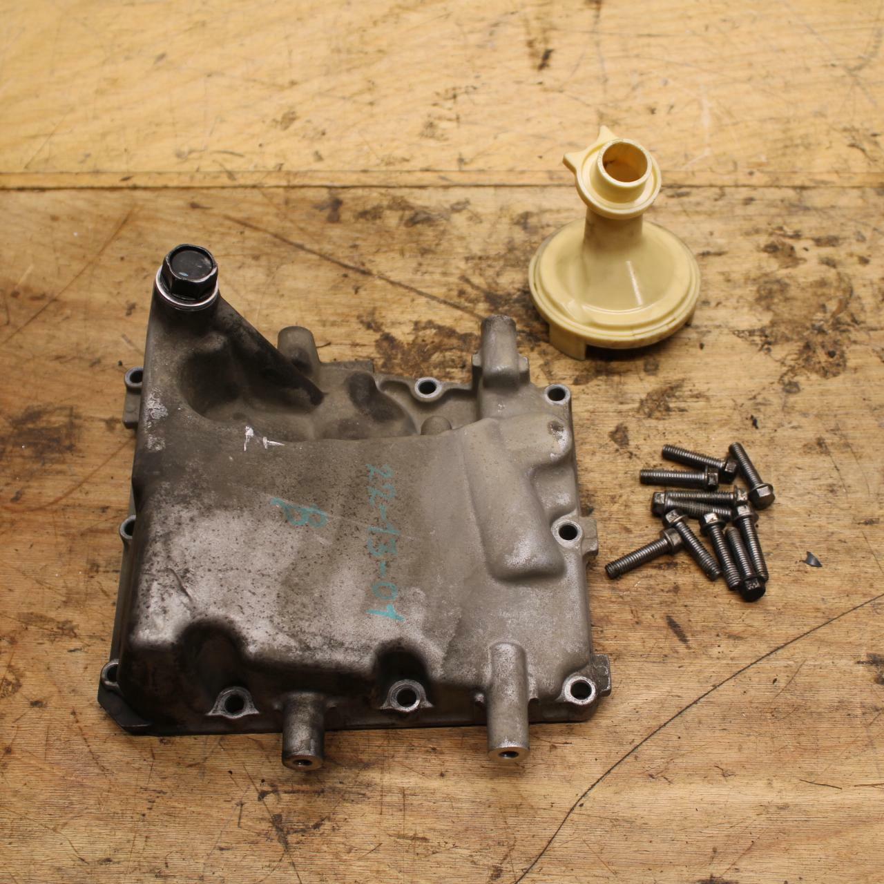 09-10 KAWASAKI ER-6N ENGINE MOTOR BOTTOM OIL PAN COVER BB325