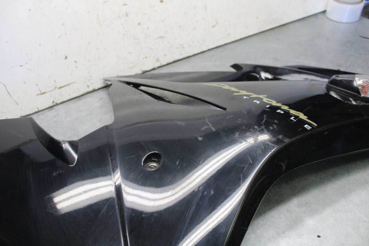07-08 TRIUMPH DAYTONA 675 RIGHT LOWER MID UPPER SIDE FAIRING COWL  BB685