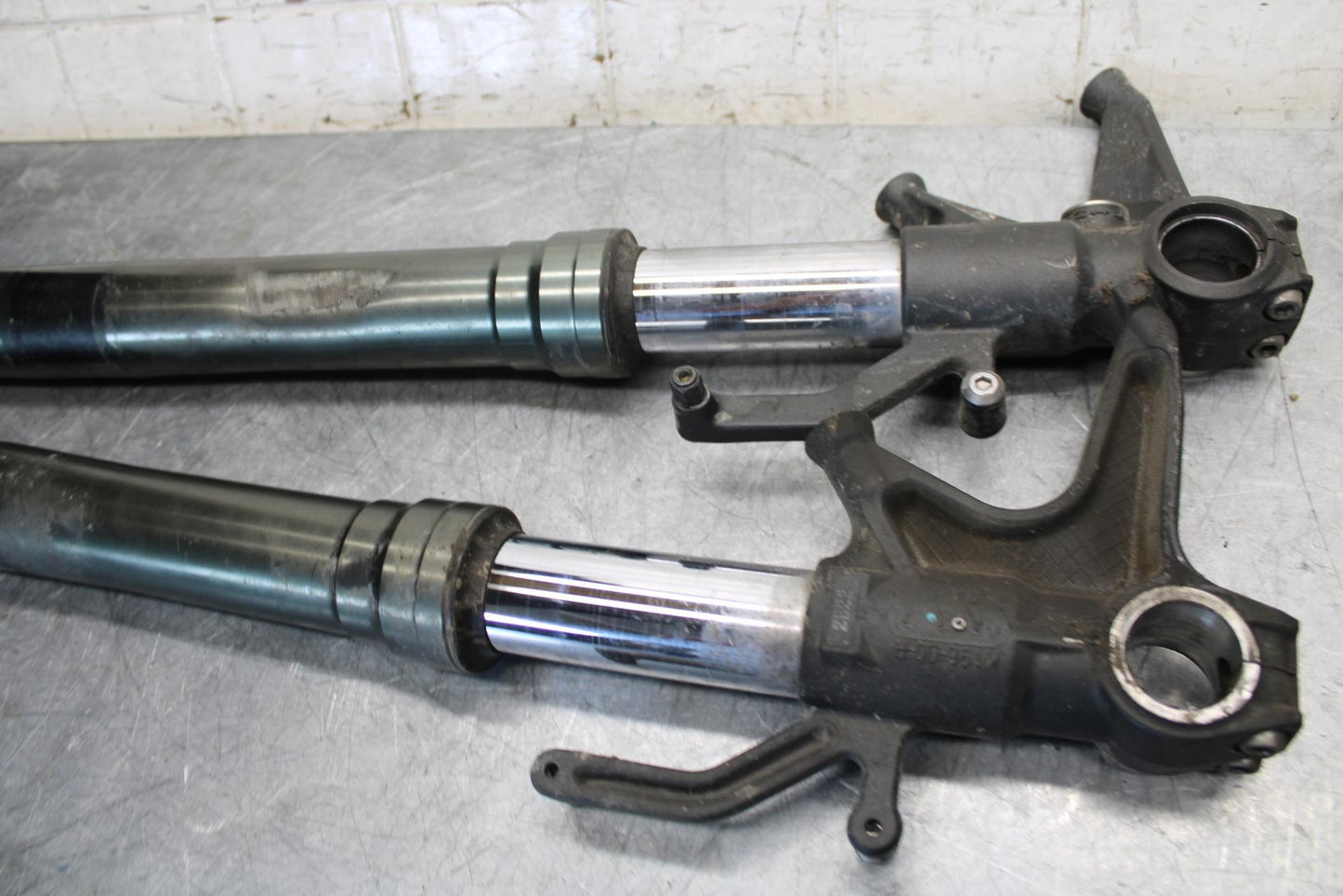 2012 Kawasaki Ninja ZX6R ZX600R FRONT FORKS SHOCK SUSPENSION SET PAIR BB529