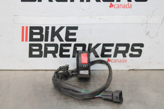 13-18 KAWASAKI NINJA ZX6R RIGHT CLIP ON HANDLE KILL OFF START SWITCHES BB908
