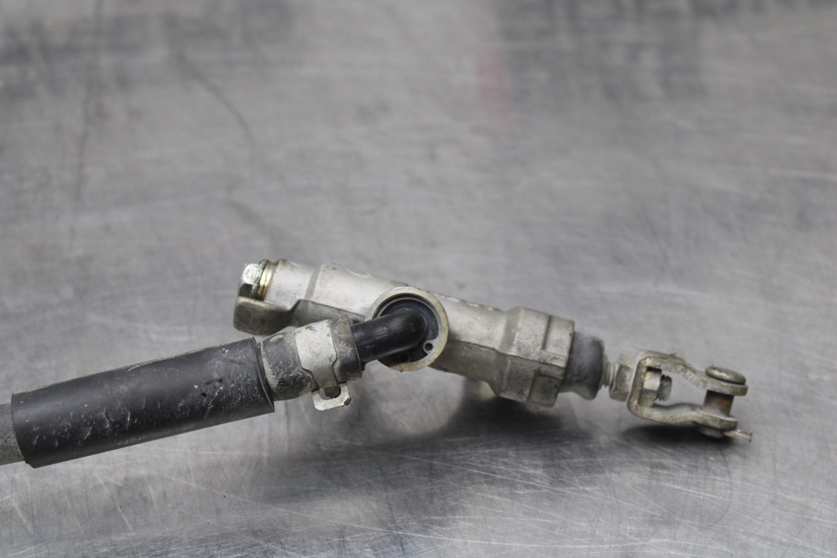 98 KAWASAKI NINJA ZX6 REAR BACK BRAKE MASTER CYLINDER W RESERVOIR BB870