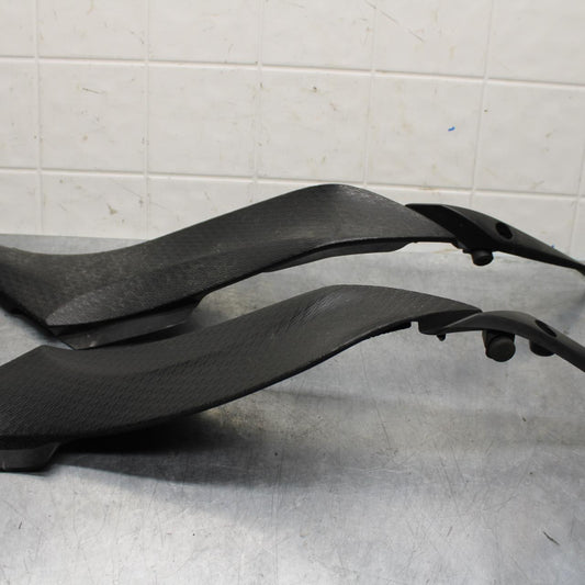 2011 Kawasaki Ninja ZX6R ZX600R RIGHT LEFT FRONT SIDE SEAT SADDLE PANEL  BB587