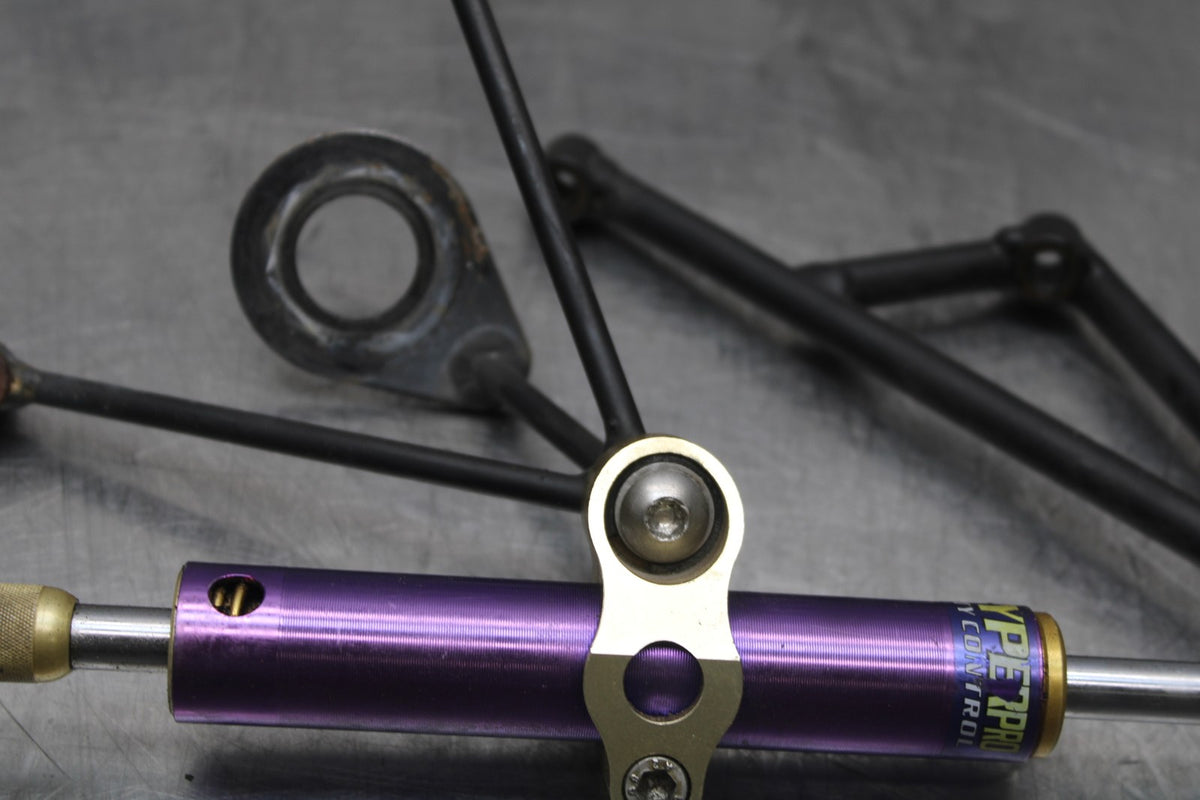 98 KAWASAKI NINJA ZX6 AFTERMARKET STEERING DAMPER STABILIZER BB870