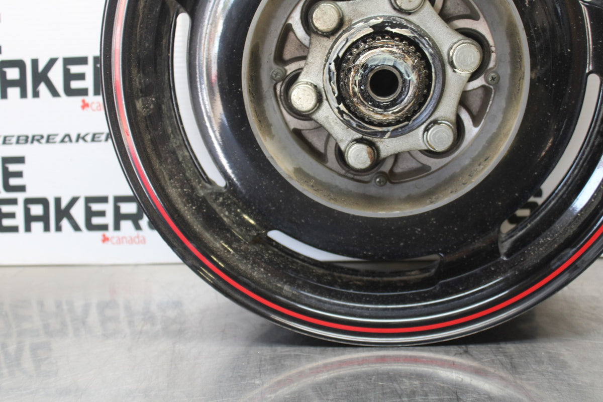 93-07 YAMAHA VMAX 1200 REAR WHEEL BACK RIM & ROTOR BB197