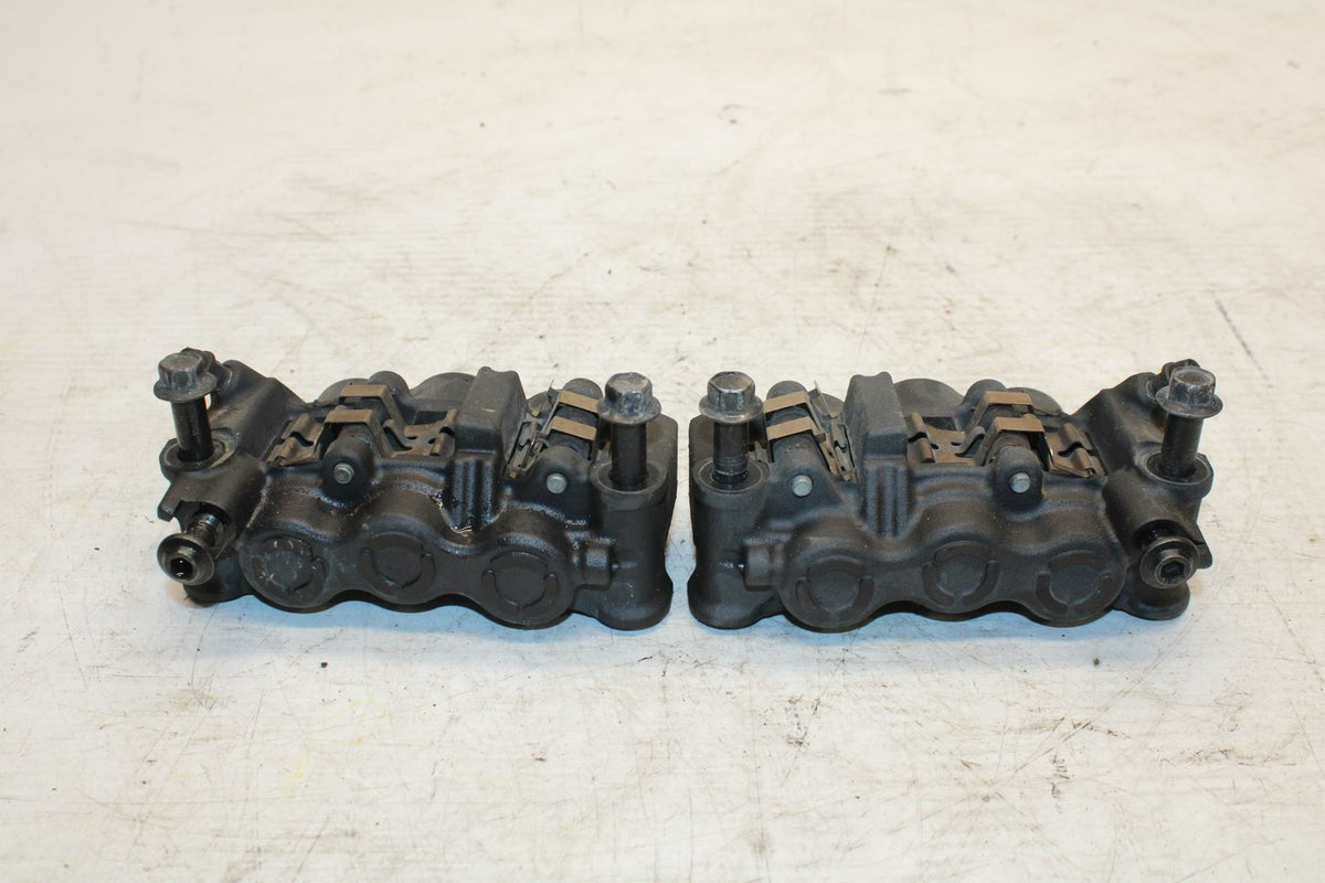 09-14 YAMAHA YZF R1 RIGHT LEFT FRONT BRAKE CALIPER SET PAIR CALIPERS BB286