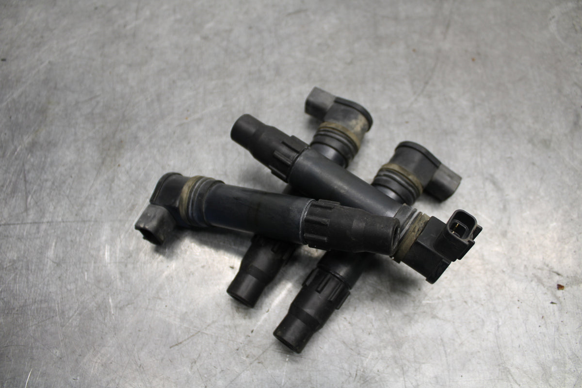 07-12 HONDA CBR600RR IGNITION COILS COIL SPARK PLUG CAPS 30700-MEE-641 BB672