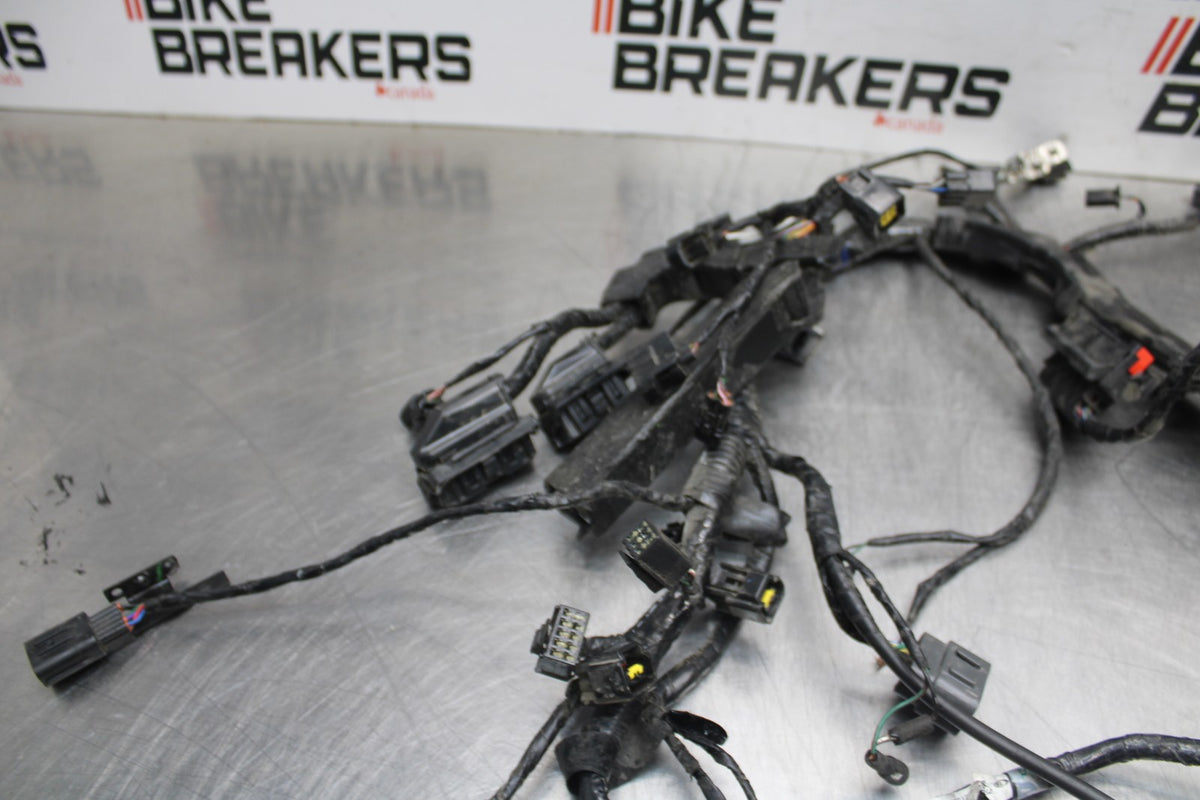 14 TRIUMPH STREET TRIPLE ABS MAIN ENGINE WIRING HARNESS MOTOR WIRE LOOM BB808