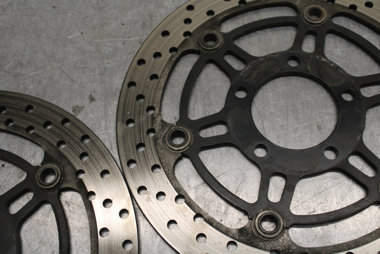 03 SUZUKI SV650S FRONT LEFT RIGHT BRAKE ROTORS DISCS BB130