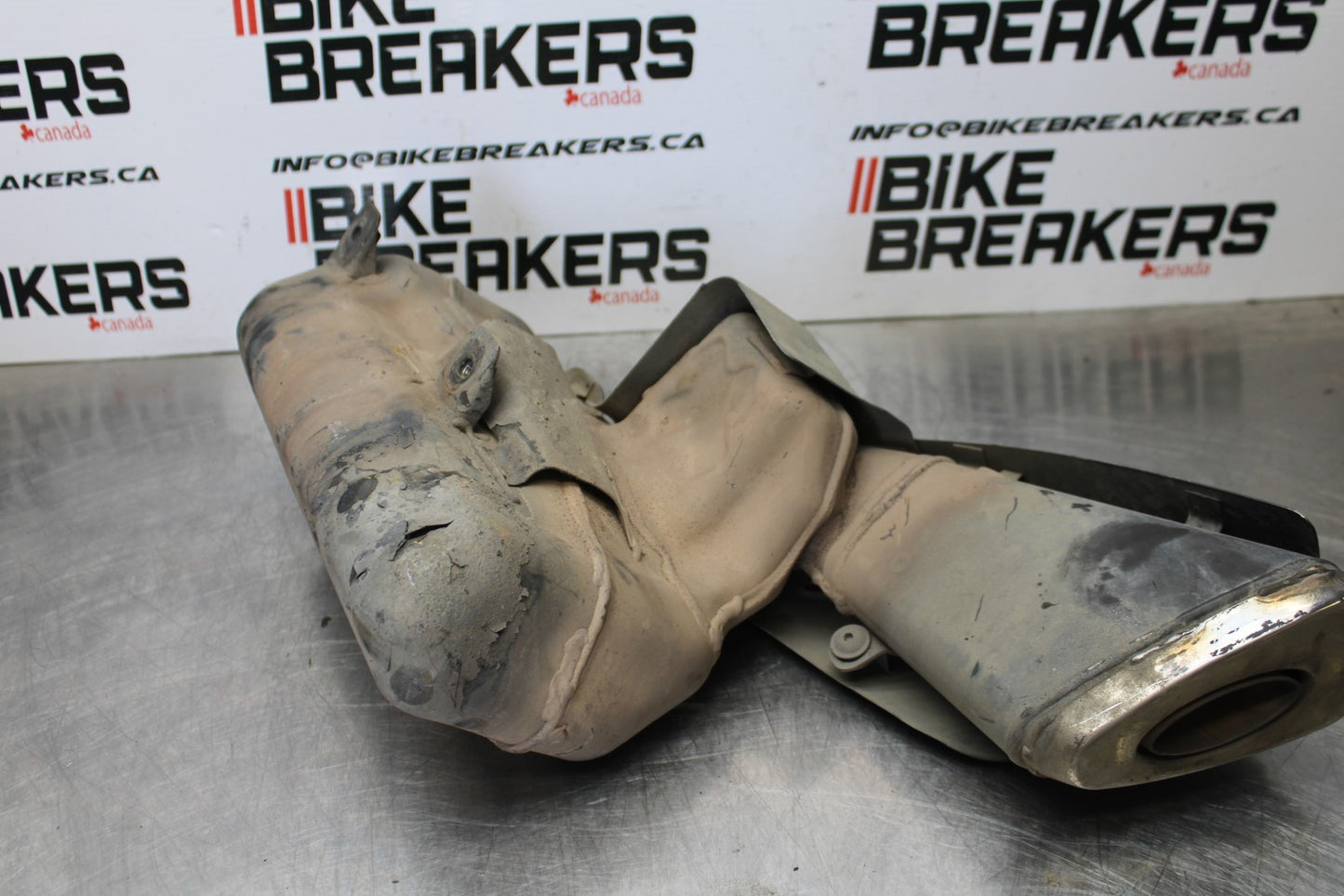 06-07 SUZUKI GSXR 600 EXHAUST PIPE MUFFLER SLIP ON CAN SILENCER BB178