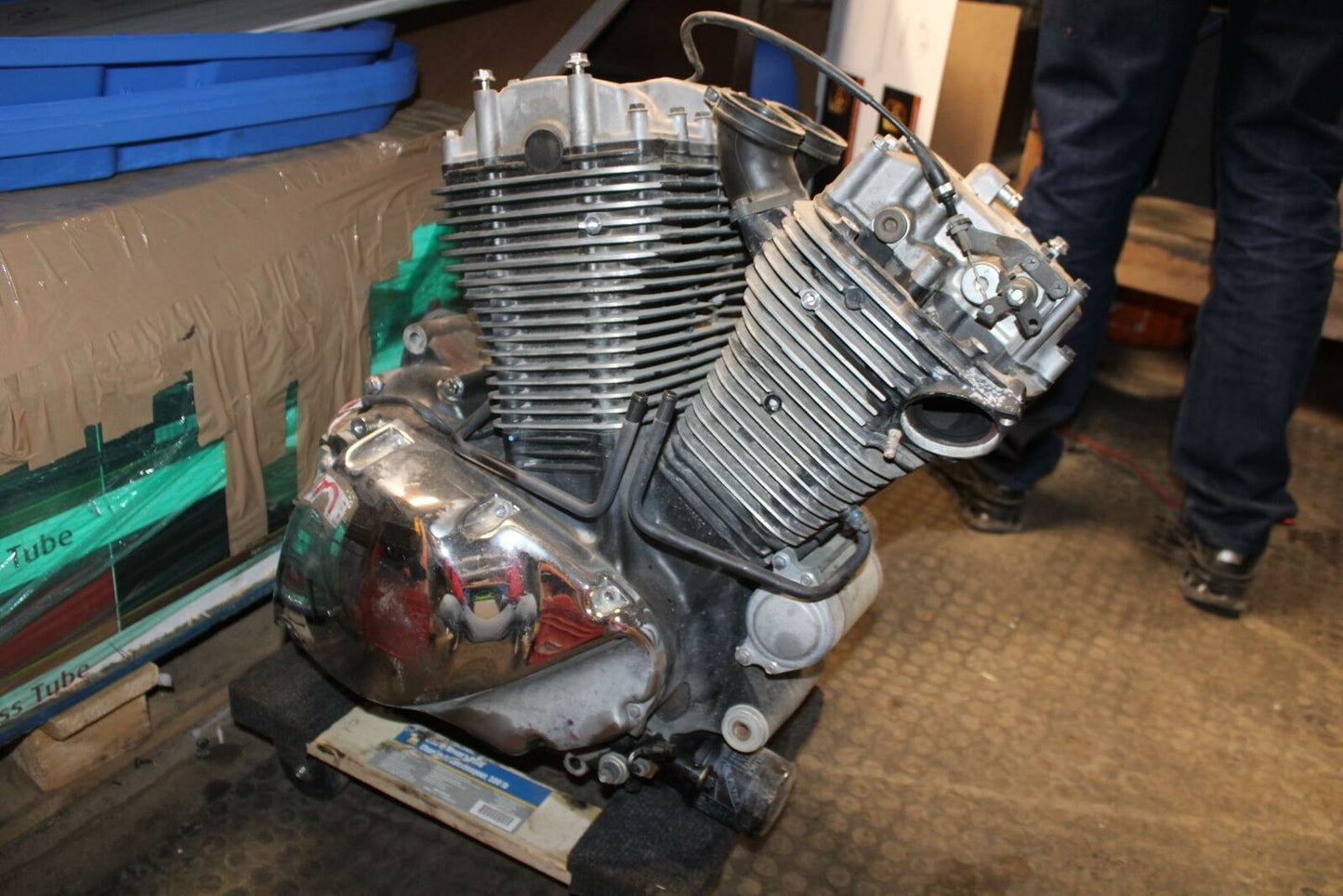 05-09 SUZUKI BOULEVARD C90 ENGINE MOTOR bb332