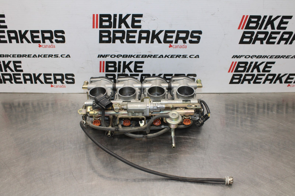 05 YAMAHA YZF R6 MAIN FUEL INJECTORS / THROTTLE BODIES BB814
