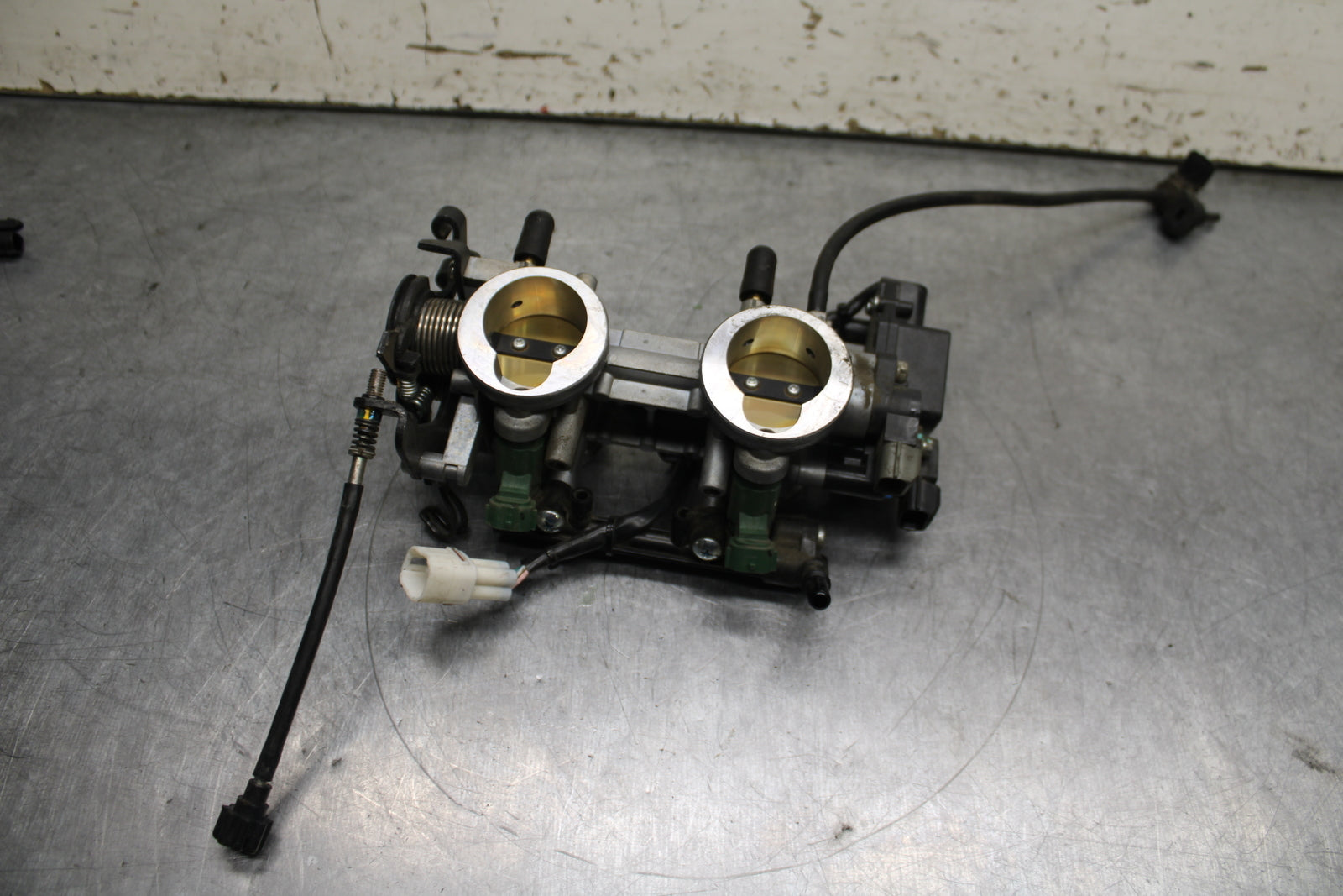 14-15 KAWASAKI NINJA 650 EX650F ABS MAIN FUEL INJECTORS / THROTTLE BODIES BB741