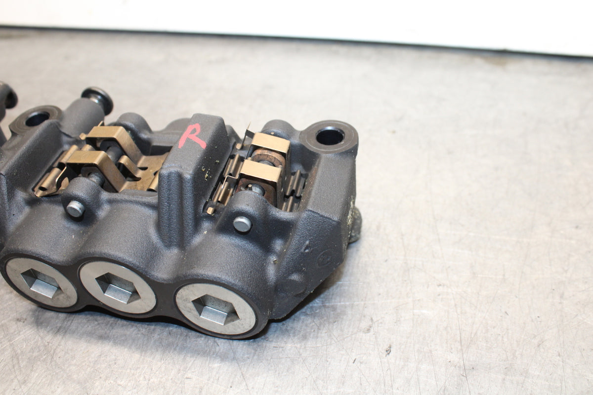 09-14 YAMAHA YZF R1 RIGHT LEFT FRONT BRAKE CALIPER SET PAIR CALIPERS BB118