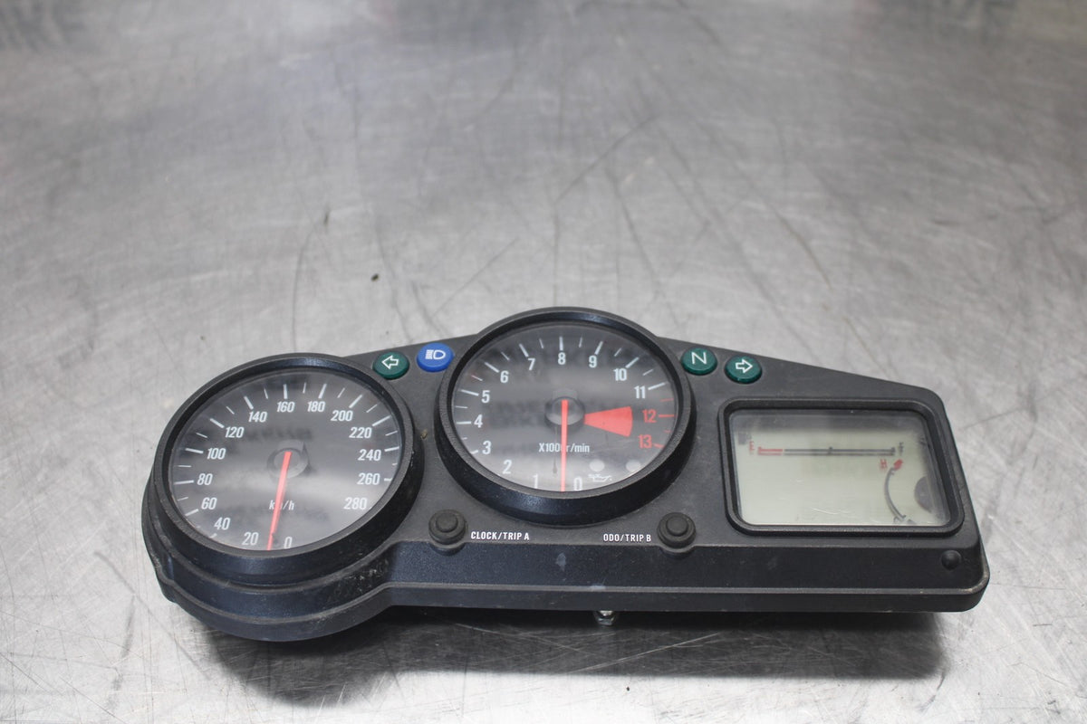 00-05 KAWASAKI NINJA ZX12R SPEEDO TACH GAUGES DISPLAY CLUSTER SPEEDOMETER BB892