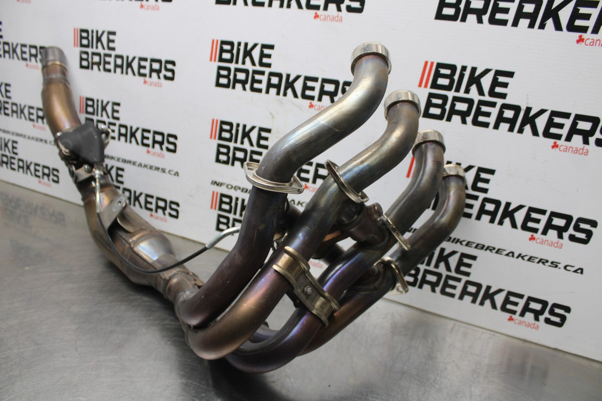 18 SUZUKI GSXR1000 EXHAUST HEADER PIPES MANIFOLD BB00