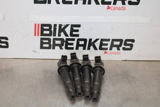 23-26 KAWASAKI NINJA ZX4RR IGNITION COILS COIL SPARK PLUG CAPS BB898