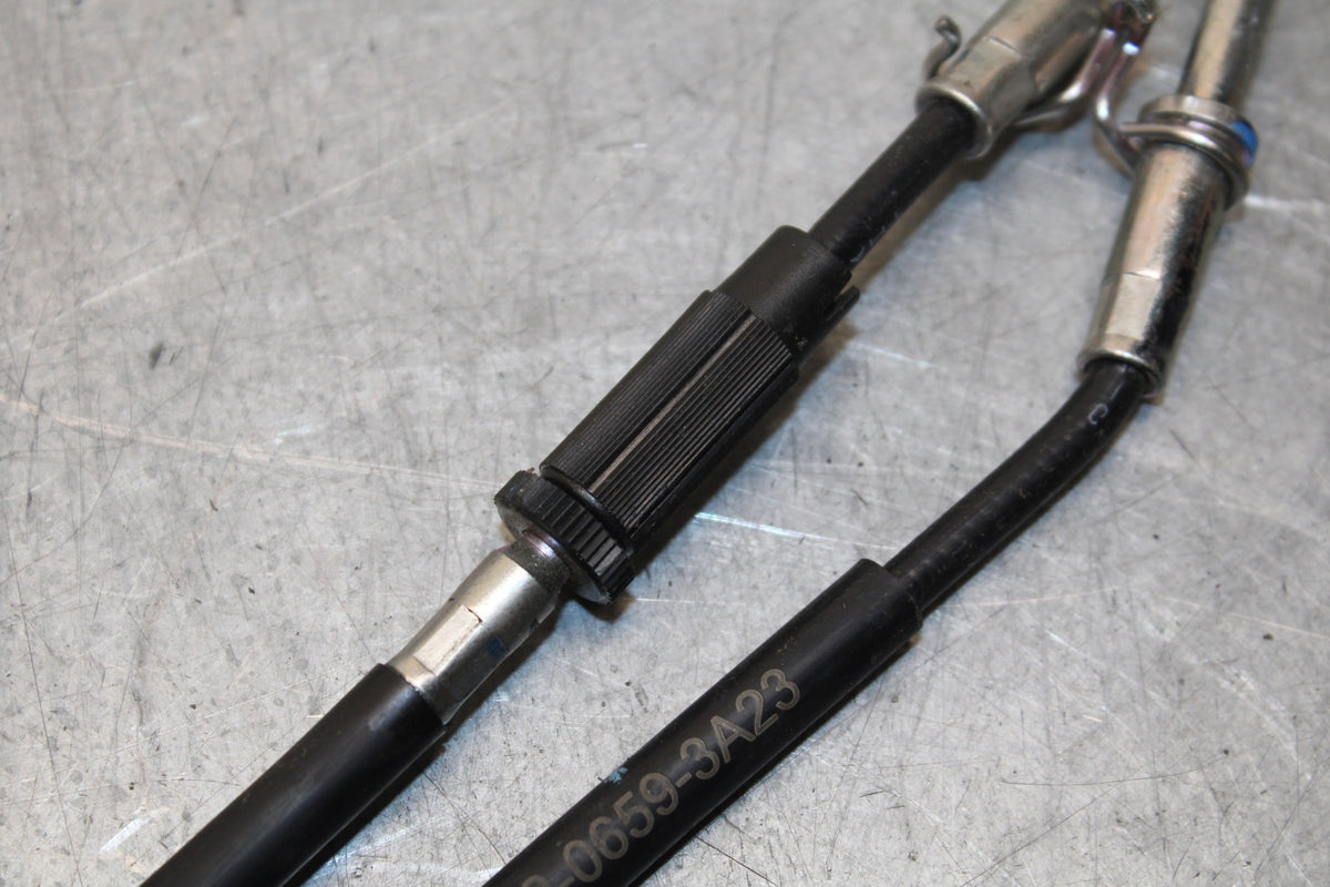 18-23 KAWASAKI NINJA 400 THROTTLE CABLES LINES BB660