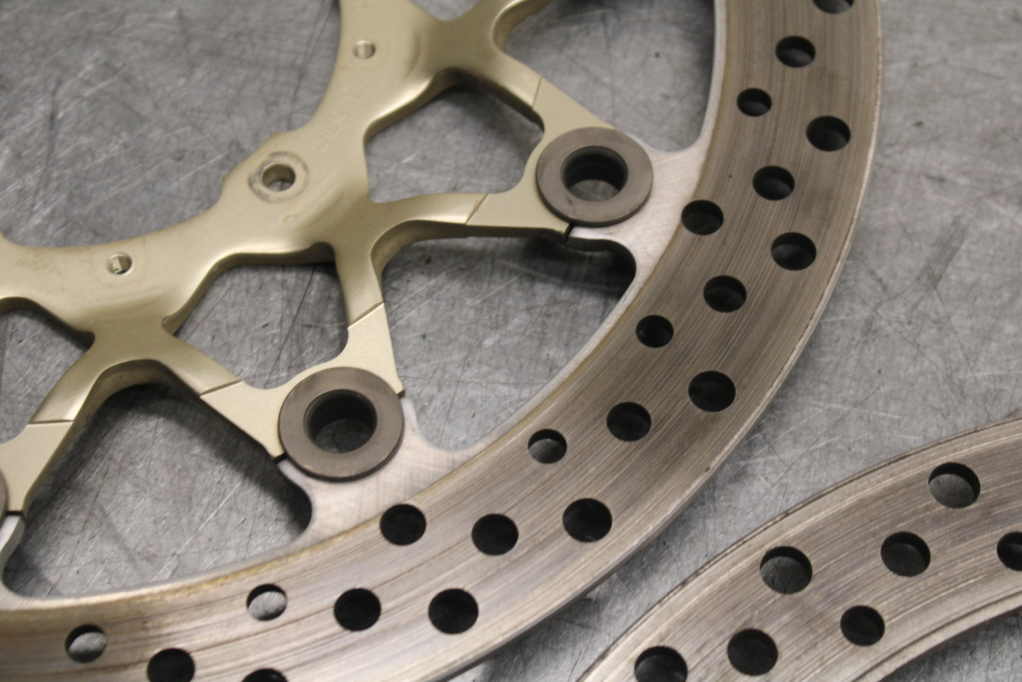 17-21 HONDA CBR1000RR SP FRONT LEFT RIGHT BRAKE ROTORS DISCS BB681