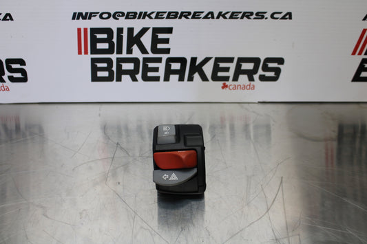 06-12 BMW F800ST LEFT CLIP ON HANDLE HORN SIGNALS SWITCH SWITCHES BB144