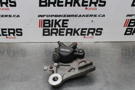 13-15 HONDA CBR500R REAR BACK BRAKE CALIPER W MOUNT BRACKET BB834