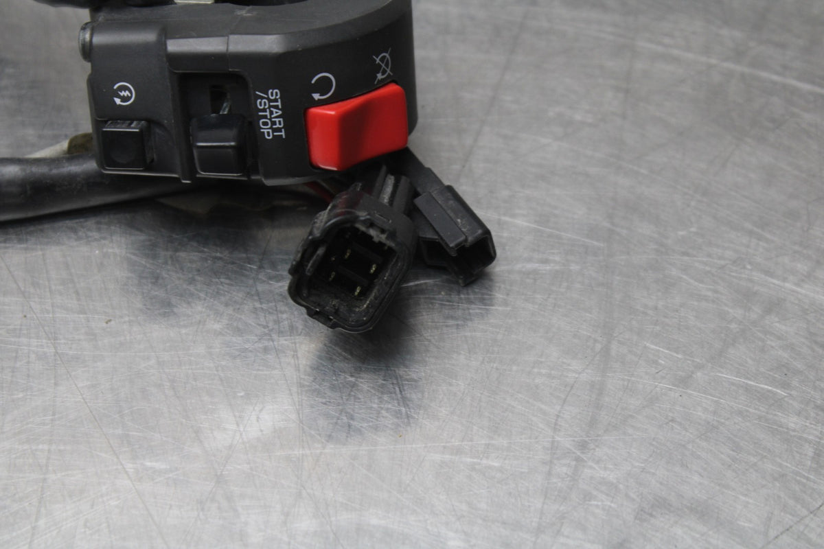 07-08 KAWASAKI NINJA ZX6R RIGHT CLIP ON HANDLE KILL OFF START SWITCH  BB855
