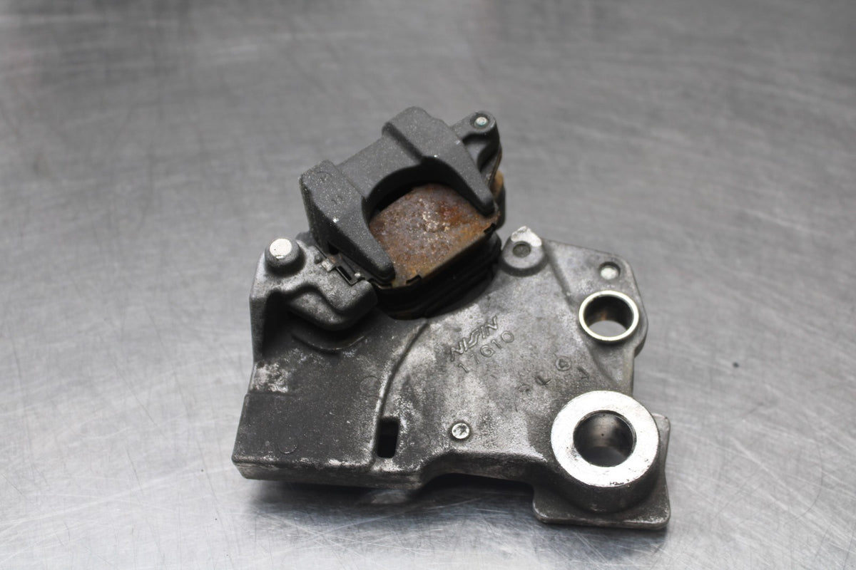 08 SUZUKI SV650 REAR BACK BRAKE CALIPER W MOUNT BRACKET BB846